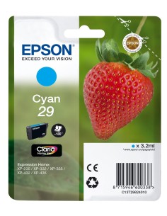 Epson Strawberry 29 C cartuccia d'inchiostro 1 pz Originale Resa standard Ciano