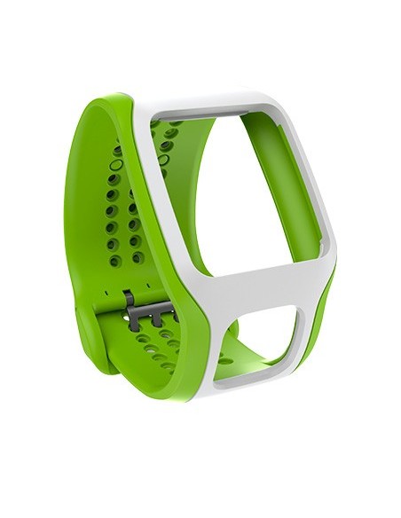 TomTom Cinturino regolabile - Cardio (Verde Bianco)