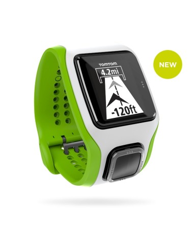 TomTom Cinturino regolabile - Cardio (Verde Bianco)