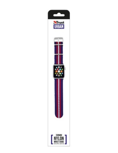 Trust 20991 accessorio indossabile intelligente Band Blu, Rosso, Bianco Nylon