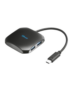 Trust 21010 hub di interfaccia USB 3.2 Gen 1 (3.1 Gen 1) Type-C Nero