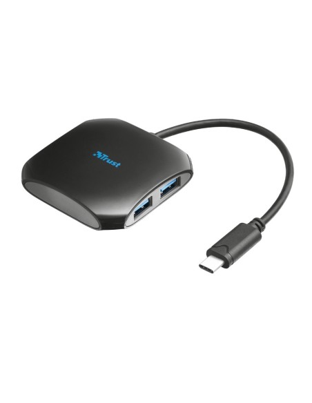 Trust 21010 hub di interfaccia USB 3.2 Gen 1 (3.1 Gen 1) Type-C Nero