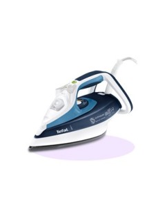 Tefal Ultragliss Ferro da stiro a secco e a vapore 2400 W Blu, Bianco