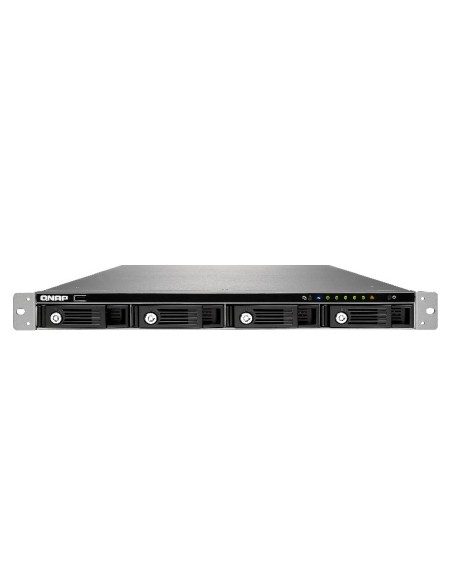 QNAP TS-453U server NAS e di archiviazione Rack (1U) Collegamento ethernet LAN Nero