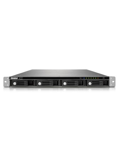 QNAP TS-453U server NAS e di archiviazione Rack (1U) Collegamento ethernet LAN Nero