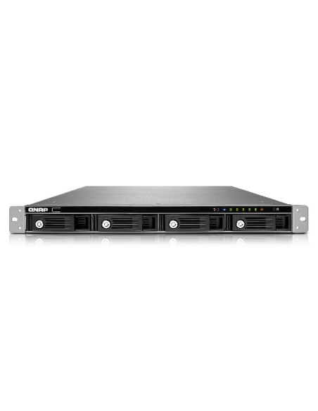 QNAP TS-453U server NAS e di archiviazione Rack (1U) Collegamento ethernet LAN Nero