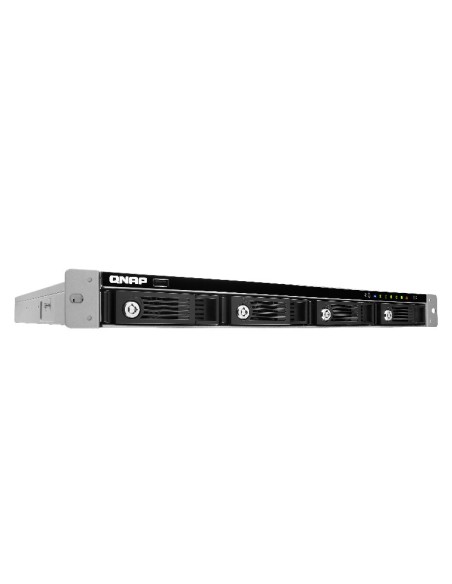 QNAP TS-453U server NAS e di archiviazione Rack (1U) Collegamento ethernet LAN Nero