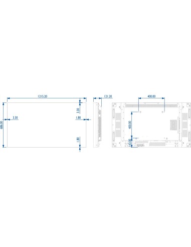 Philips Signage Solutions Display video wall BDL5586XL 00