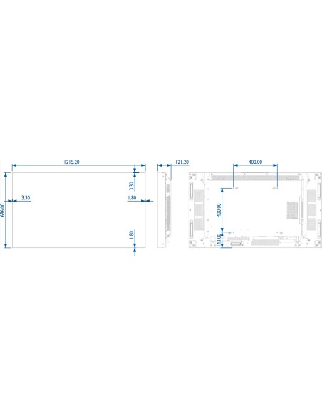 Philips Signage Solutions Display video wall BDL5586XL 00