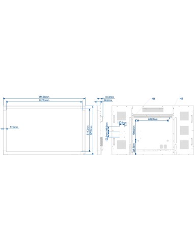 Philips BDL6526QT 163,8 cm (64.5") 1920 x 1080 Pixel Multi utente Nero