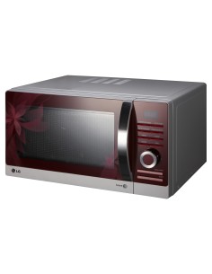 LG MH6883ATF forno a microonde Superficie piana 28 L 900 W Grigio, Rosso