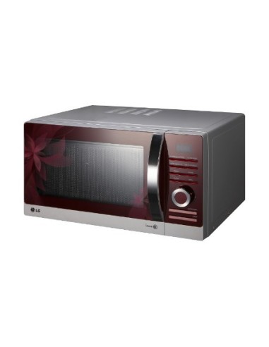 LG MH6883ATF forno a microonde Superficie piana 28 L 900 W Grigio, Rosso