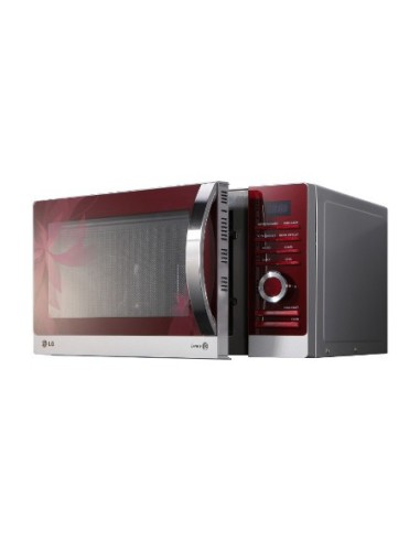 LG MH6883ATF forno a microonde Superficie piana 28 L 900 W Grigio, Rosso