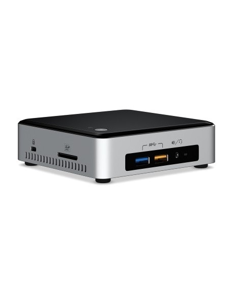 Intel BOXNUC6I5SYK barebone per PC stazione di lavoro UCFF Nero, Argento LGA 1356 (Presa B2) i5-6260U 1,8 GHz