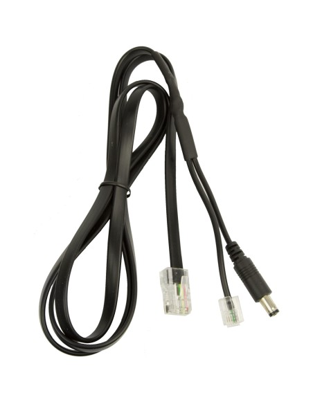 Jabra 8800-00-93 cavo telefonico Trasparente, Nero