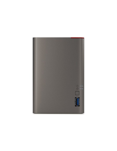 Buffalo LinkStation 421 NAS Desktop Collegamento ethernet LAN Grigio Armada 370