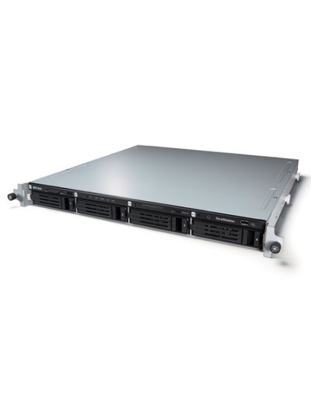 Buffalo TeraStation 3400r 4TB Rack (1U) Collegamento ethernet LAN Nero, Argento MV78230