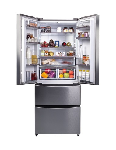 Candy CCMN 7182IXS frigorifero side-by-side Libera installazione 371 L Acciaio inossidabile