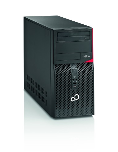 Fujitsu ESPRIMO P556 DDR4-SDRAM i7-6700 Micro Tower Intel® Core™ i7 8 GB 256 GB SSD Windows 7 Professional PC Nero, Rosso