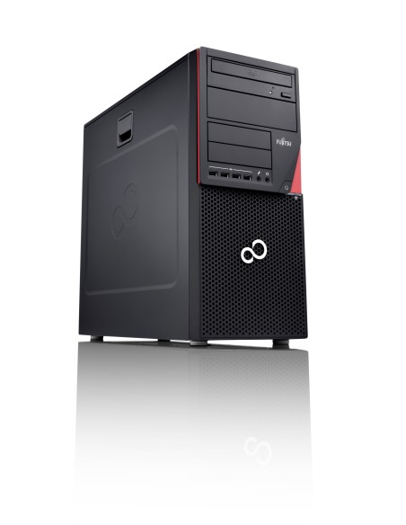 Fujitsu ESPRIMO P956 DDR4-SDRAM i7-6700 Intel® Core™ i7 8 GB 1000 GB HDD Windows 7 Professional PC Nero, Rosso