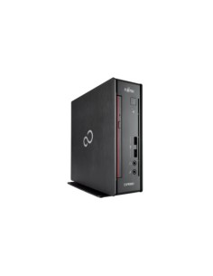 Fujitsu ESPRIMO Q956 DDR4-SDRAM i5-6500T Desktop Intel® Core™ i5 8 GB 256 GB SSD Windows 7 Professional Mini PC Nero, Rosso