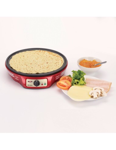 Ariete 183 crepiera 1 crepe 1000 W Nero, Rosso