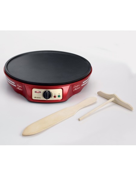 Ariete 183 crepiera 1 crepe 1000 W Nero, Rosso