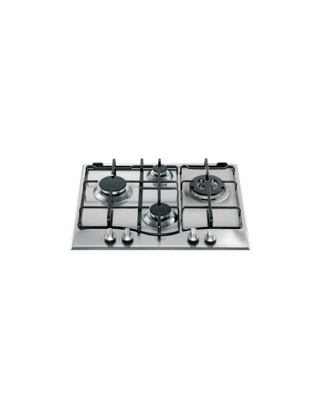Hotpoint EHP 640 T (X) HA piano cottura Acciaio inossidabile Da incasso Gas 4 Fornello(i)