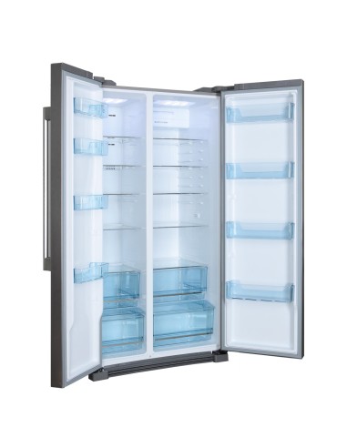 Haier HRF-628DF6 frigorifero side-by-side Libera installazione 570 L Argento
