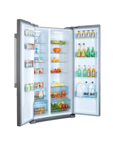 Haier HRF-628DF6 frigorifero side-by-side Libera installazione 570 L Argento