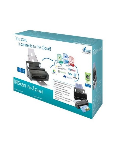 I.R.I.S. IRIS Scan Pro 3 Cloud Scanner ADF 600 x 600 DPI Nero