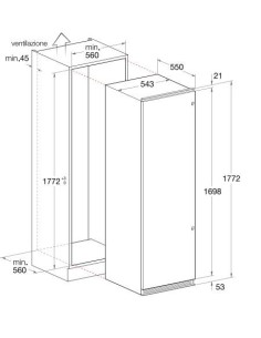 Hotpoint BSZ 3033 V monoporta Da incasso 273 L Bianco 2