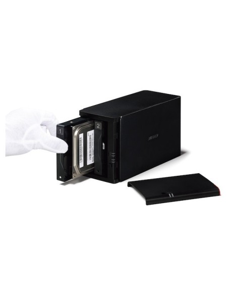 Buffalo LinkStation 420 NAS Collegamento ethernet LAN Nero Armada 370