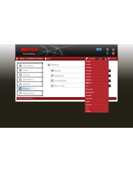 Buffalo TeraStation 5400 24TB NAS Collegamento ethernet LAN Nero D2550