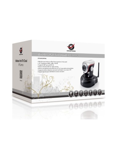 Conceptronic Telecamera di rete Cloud Wireless 720P, con funzione panoramica e inclinazione
