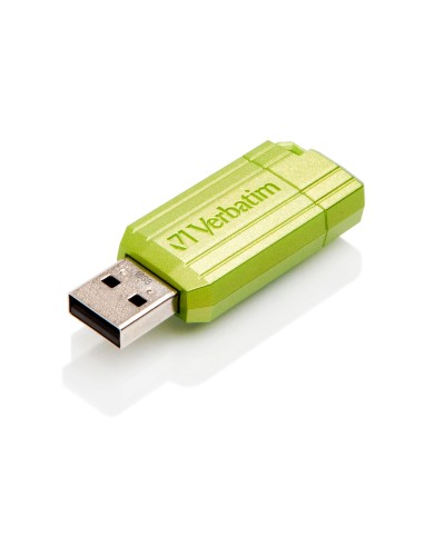 Verbatim PinStripe - Memoria USB da 16 GB - Verde eucalipto