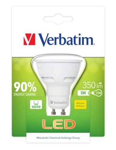 Verbatim PAR16 GU10 5W lampada LED