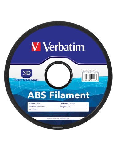 Verbatim 55006 materiale di stampa 3D ABS Argento 1 kg