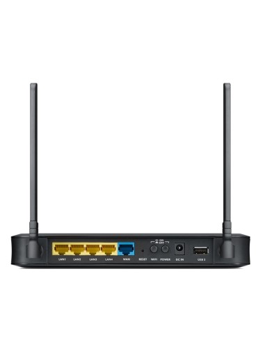 Zyxel NBG6616 router wireless Gigabit Ethernet Dual-band (2.4 GHz 5 GHz) 4G Nero
