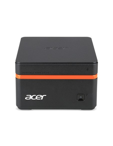 Acer Revo M1-601 DDR3L-SDRAM J3060 Intel® Celeron® 4 GB 32 GB SSD FreeDOS PC Nero, Arancione