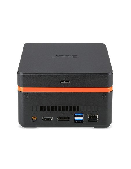 Acer Revo M1-601 DDR3L-SDRAM J3060 Intel® Celeron® 4 GB 32 GB SSD FreeDOS PC Nero, Arancione