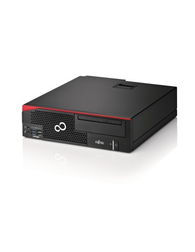 Fujitsu ESPRIMO D556 DDR4-SDRAM i5-6400 Desktop Intel® Core™ i5 8 GB 256 GB SSD Windows 7 Professional PC Nero, Rosso