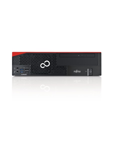 Fujitsu ESPRIMO D556 DDR4-SDRAM i7-6700 Desktop Intel® Core™ i7 8 GB 1000 GB HDD Windows 7 Professional PC Nero, Rosso