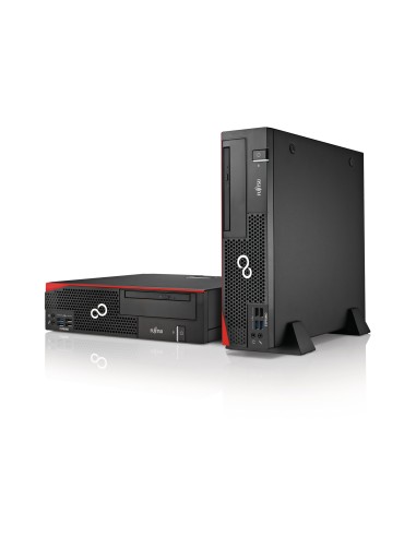 Fujitsu ESPRIMO D756 DDR4-SDRAM i5-6500 Desktop Intel® Core™ i5 8 GB 1000 GB HDD Windows 7 Professional PC Nero, Rosso