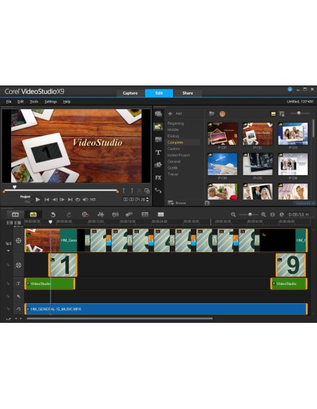 Corel VideoStudio Pro X9 Full 1 licenza e