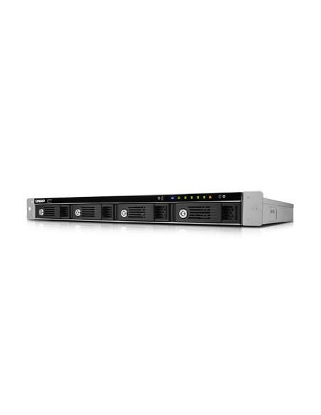 QNAP TS-451U NAS Rack (1U) Collegamento ethernet LAN Nero, Grigio