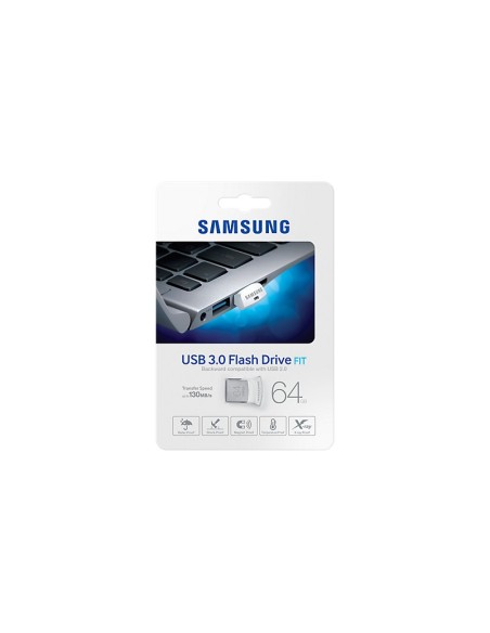 Samsung MUF-64BB unità flash USB 64 GB USB tipo A 3.2 Gen 1 (3.1 Gen 1) Argento, Bianco