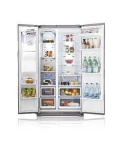Samsung RSH7UNPN frigorifero side-by-side Libera installazione Platino, Acciaio inossidabile 2