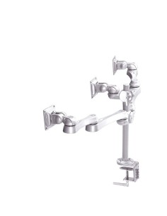 Neomounts by Newstar FPMA-D930D-3 supporto da tavolo per Tv a schermo piatto 45,7 cm (18") Argento 2