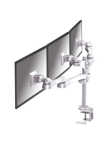 Neomounts by Newstar FPMA-D930D-3 supporto da tavolo per Tv a schermo piatto 45,7 cm (18") Argento